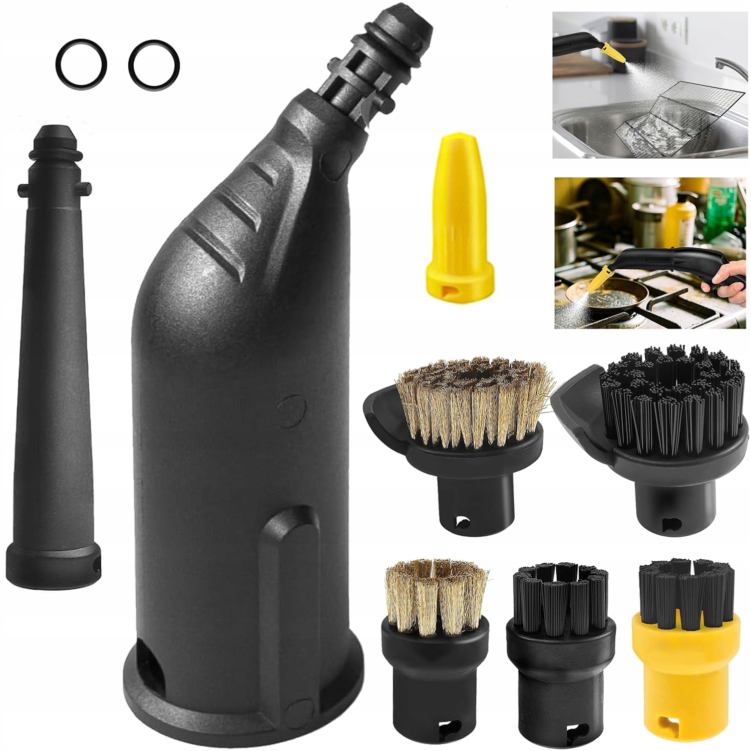 Akcesoria k napařovačům Karcher sc1 sc2 sc3 sc4 sc5 10 ks kartáčová tryska