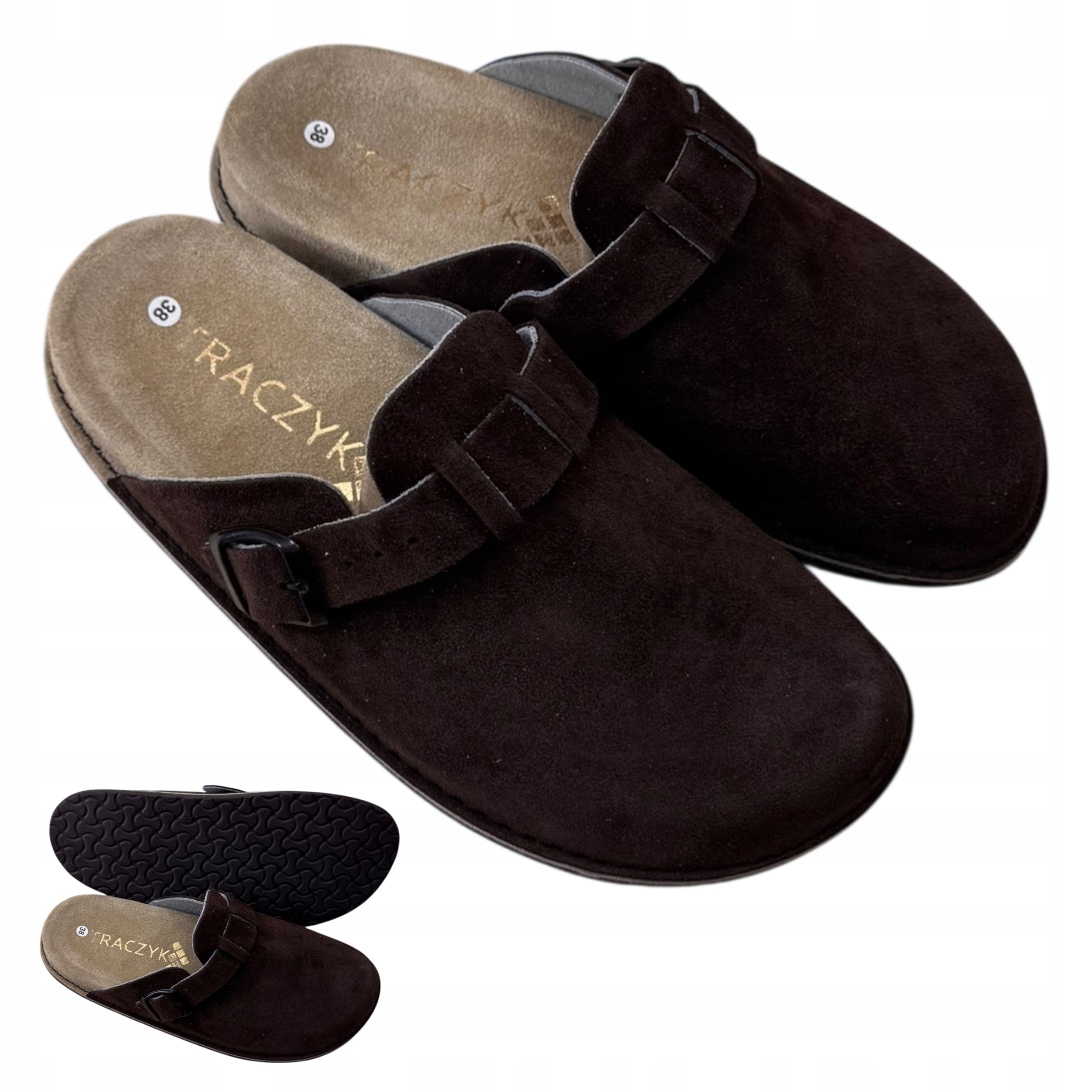 Nazouváky Pohodlné Traczyk Profilované Choco Ortopedické Přírodní Kůže vel. 41