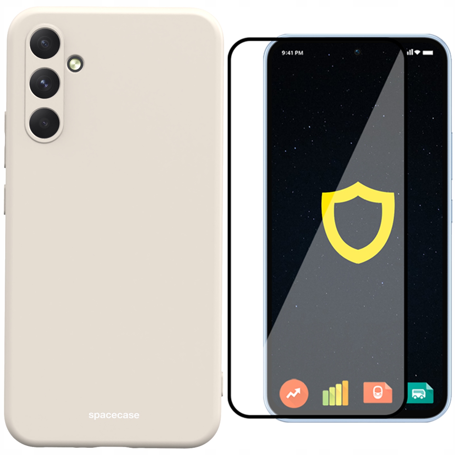 

Etui Do Galaxy A54 5G Spacecase Pełne Szkło