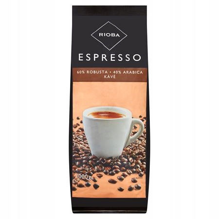 Levně Káva zrnková káva Rioba Káva Rioba espresso 1 kg 1000 g