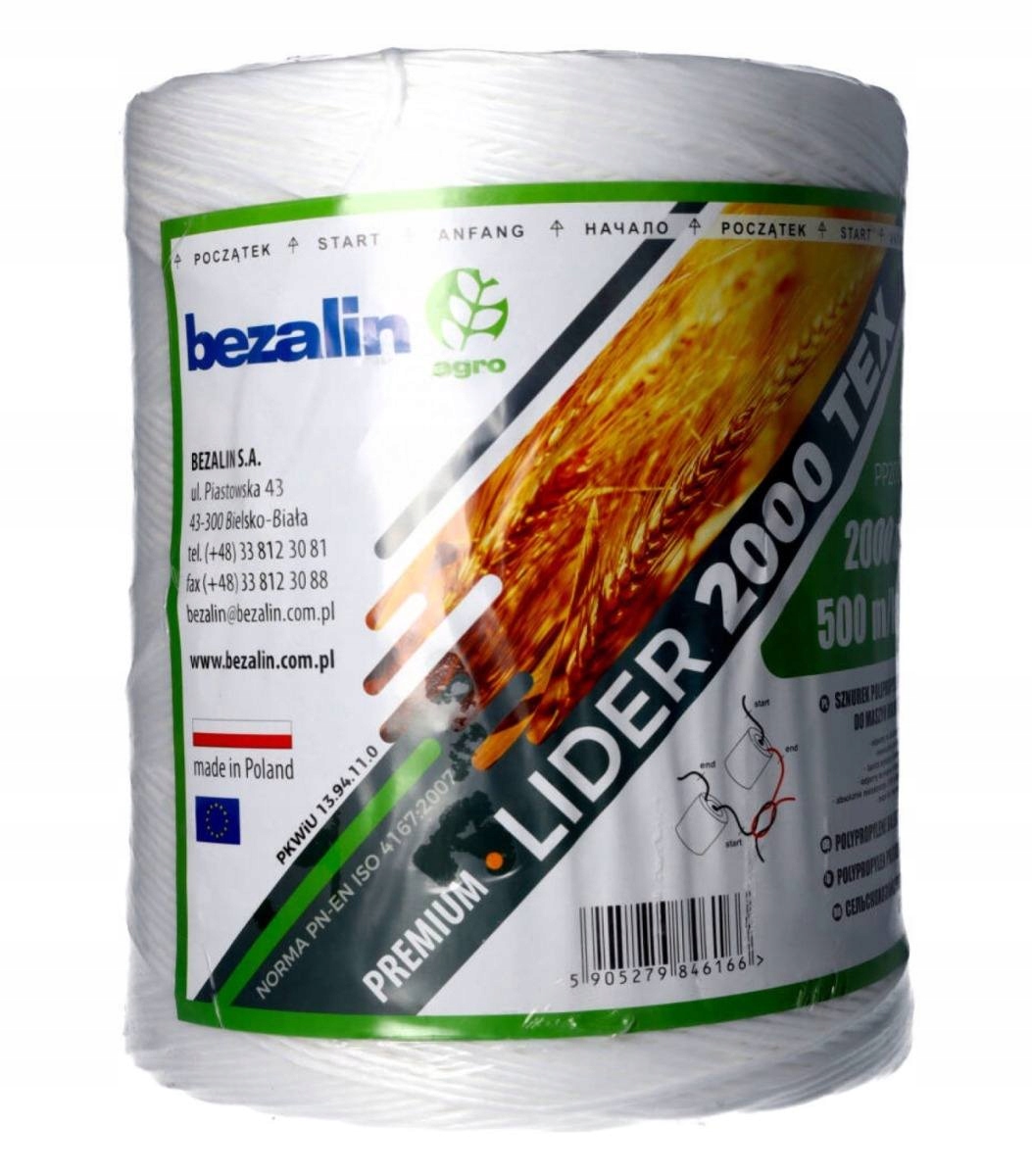 

Sznurek rolniczy do prasy 2000TEX 2000mb 4kg