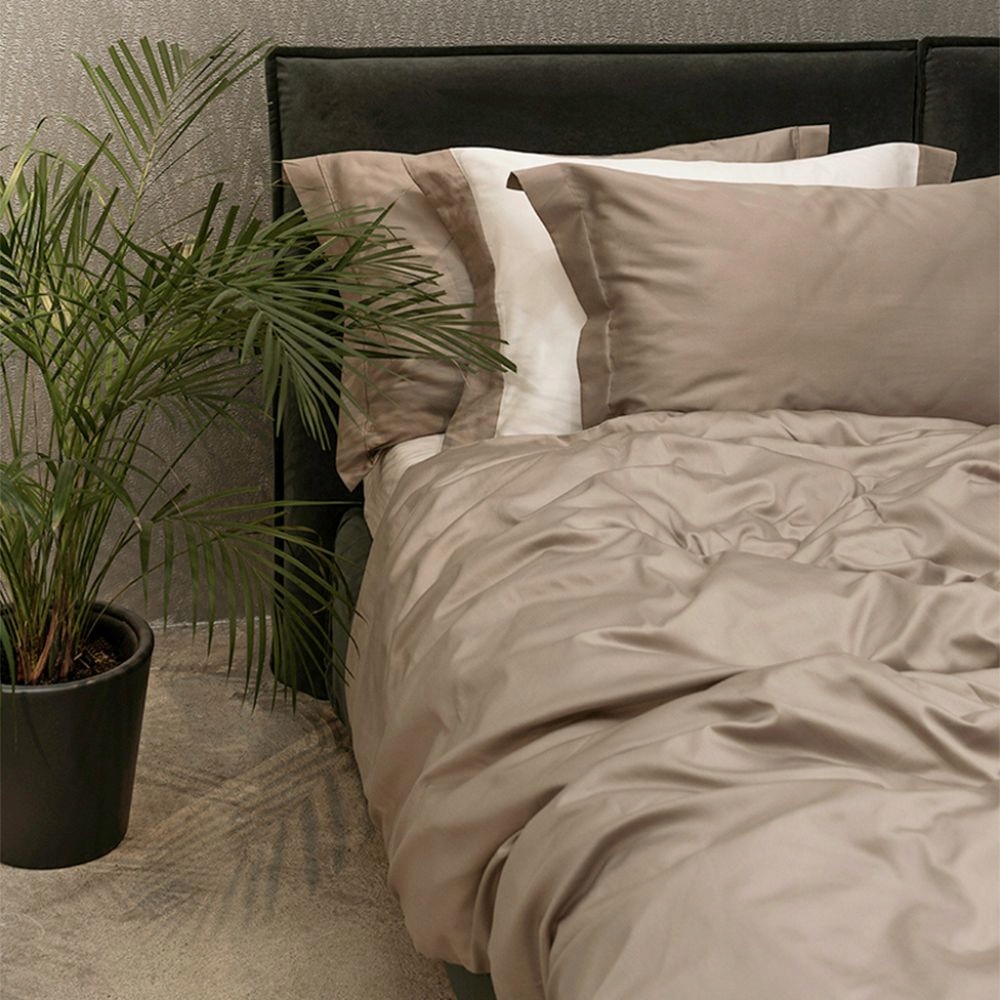Povlečení Solid New Almond DecoFlux 160x200 2x50x70