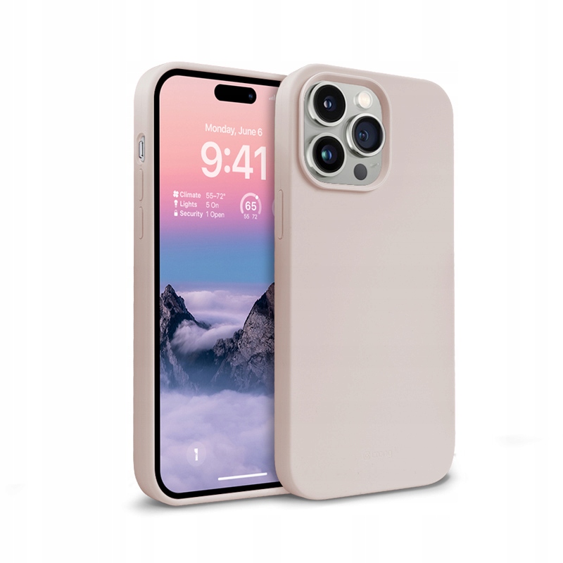 

Crong Color Cover-Etui iPhone 14 Pro piaskowy róż