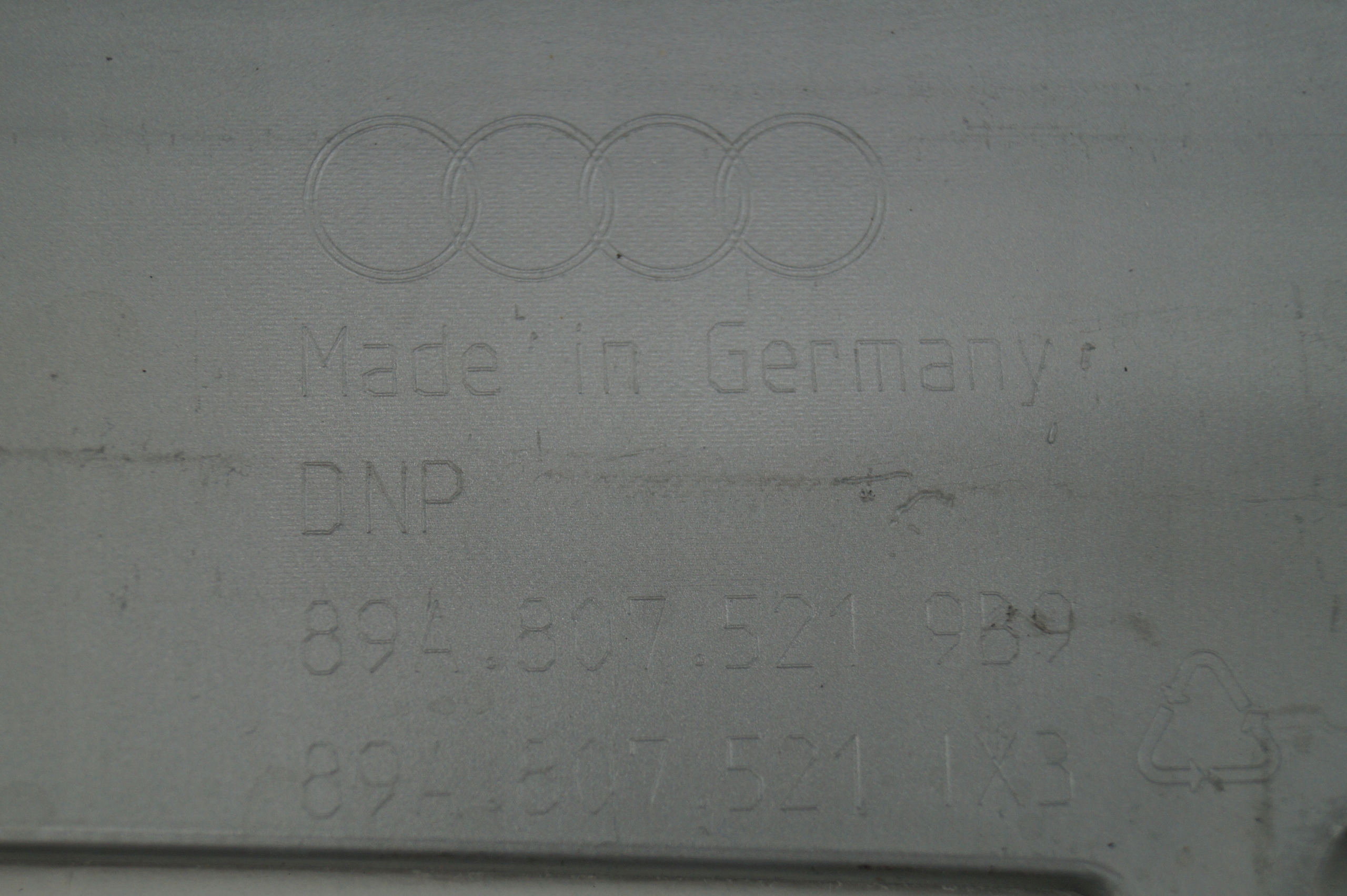 accessories diffuser SPOILER bumper DOL rear part rear AUDI Q4 E-TRON 89A807521
