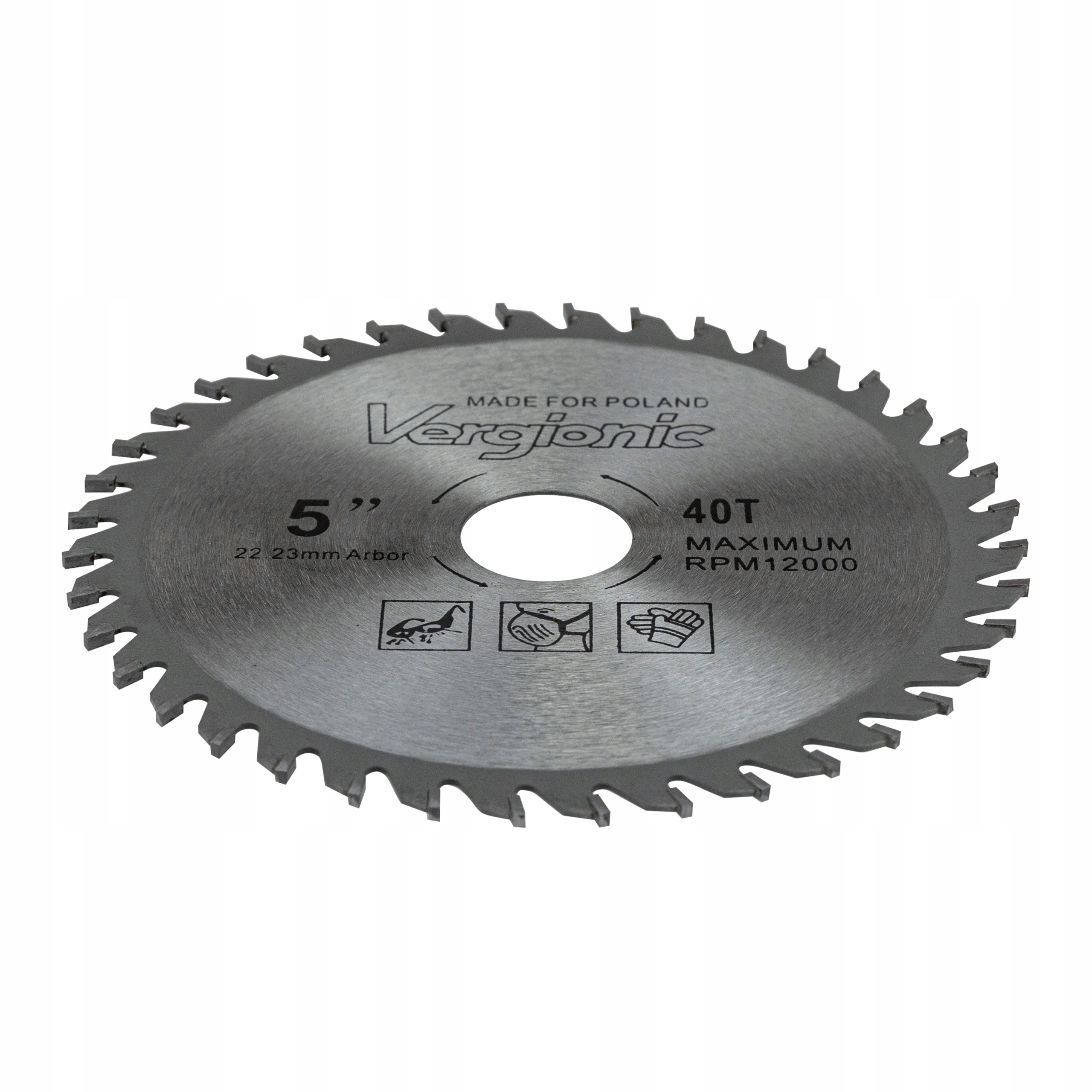 TARCZA WIDIOWA DO DREWNA 125X 22,2 40T Marka Vergionic