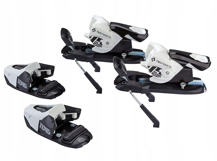 Wiązania narciarskie tecnopro TC45 J75 224579 czarno białe