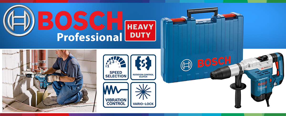 Młot udarowy SDS Max sieciowe Bosch 8,8 J 1150 W 230 V GBH 5-40 DCE Maksymalna moc 1150 W