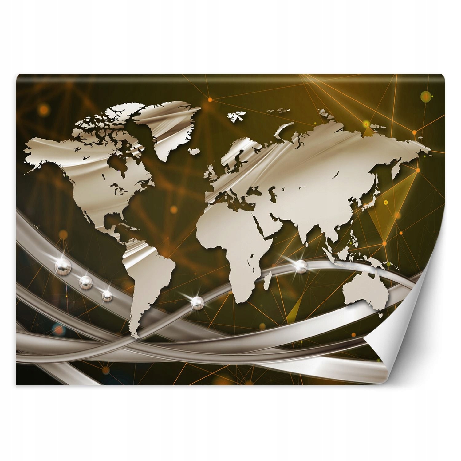 Fototapeta, Mapa sveta 350x245