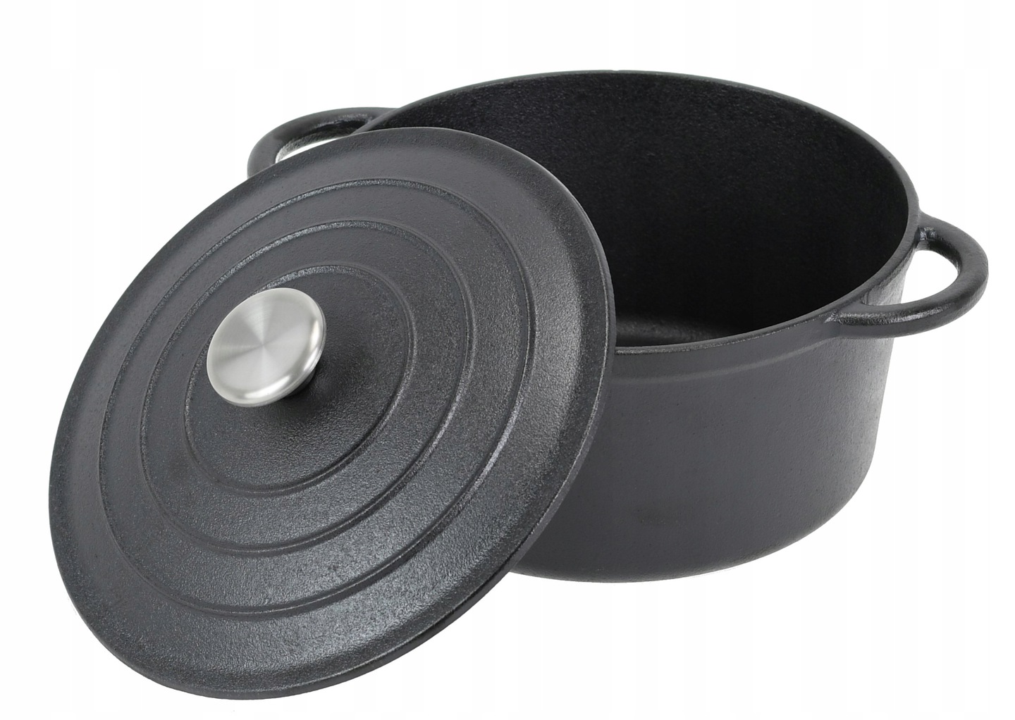 

Garnek Żeliwny 2,4 L 22cm. Indukcja Gaz 2551