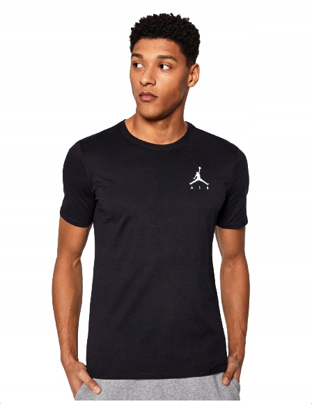 Jordan Nike Air Tričko bavlněné pánské Jumpman sportovní T-shirt černé