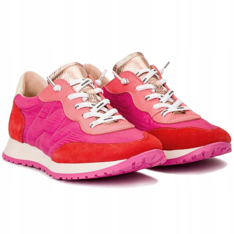 Dámské tenisky Wonders A-4802 Trend V Flame Nylon Fog Fresa Kůže Vel. 36