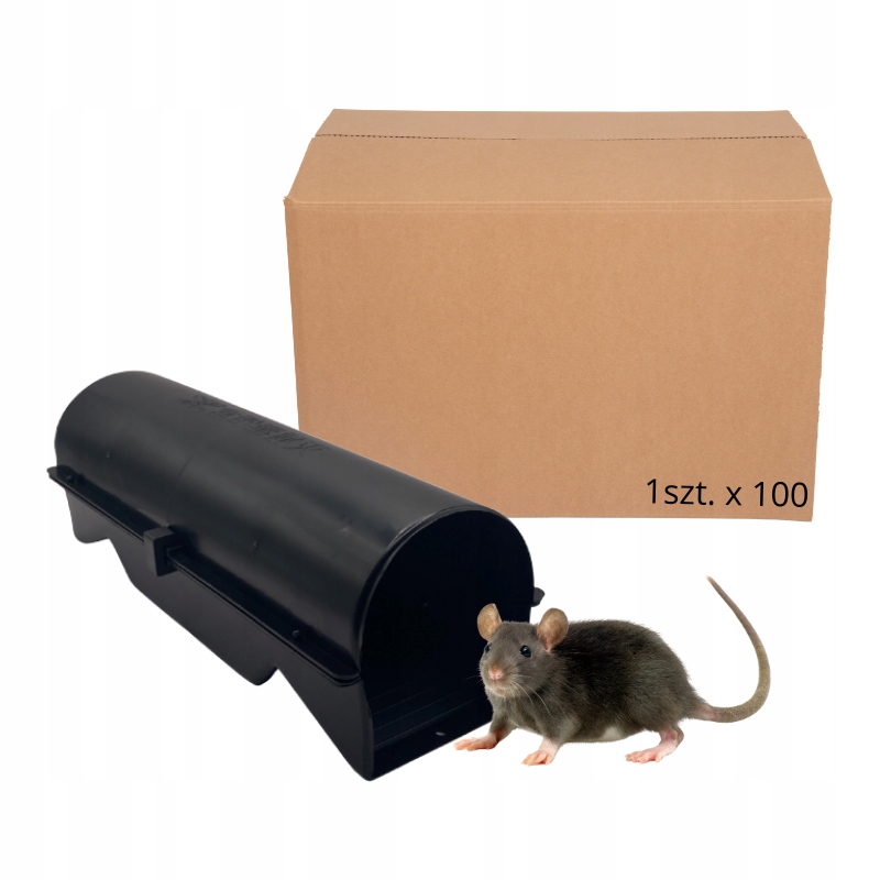 Sada 100 x Kŕmidlo na myši a potkany Kontajner na vykladanie jedov