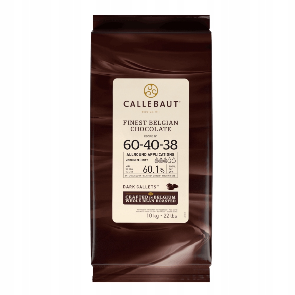 Levně Callebaut tmavá čokoláda poleva Callets 10kg