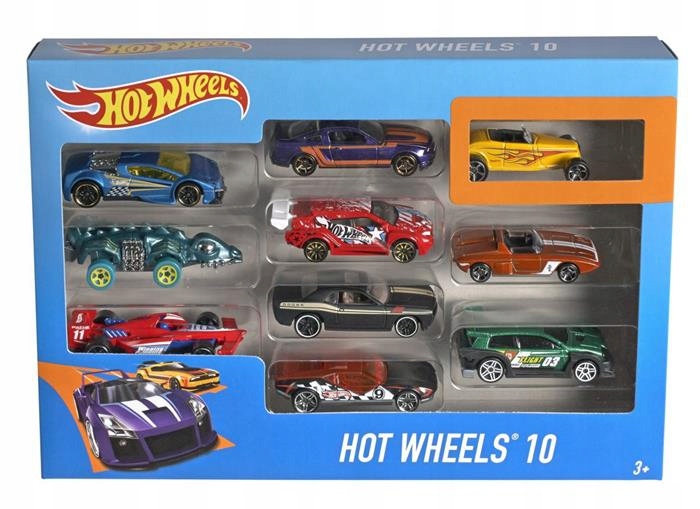 Hot Wheels® Coffret 10 Vehicules, 54886