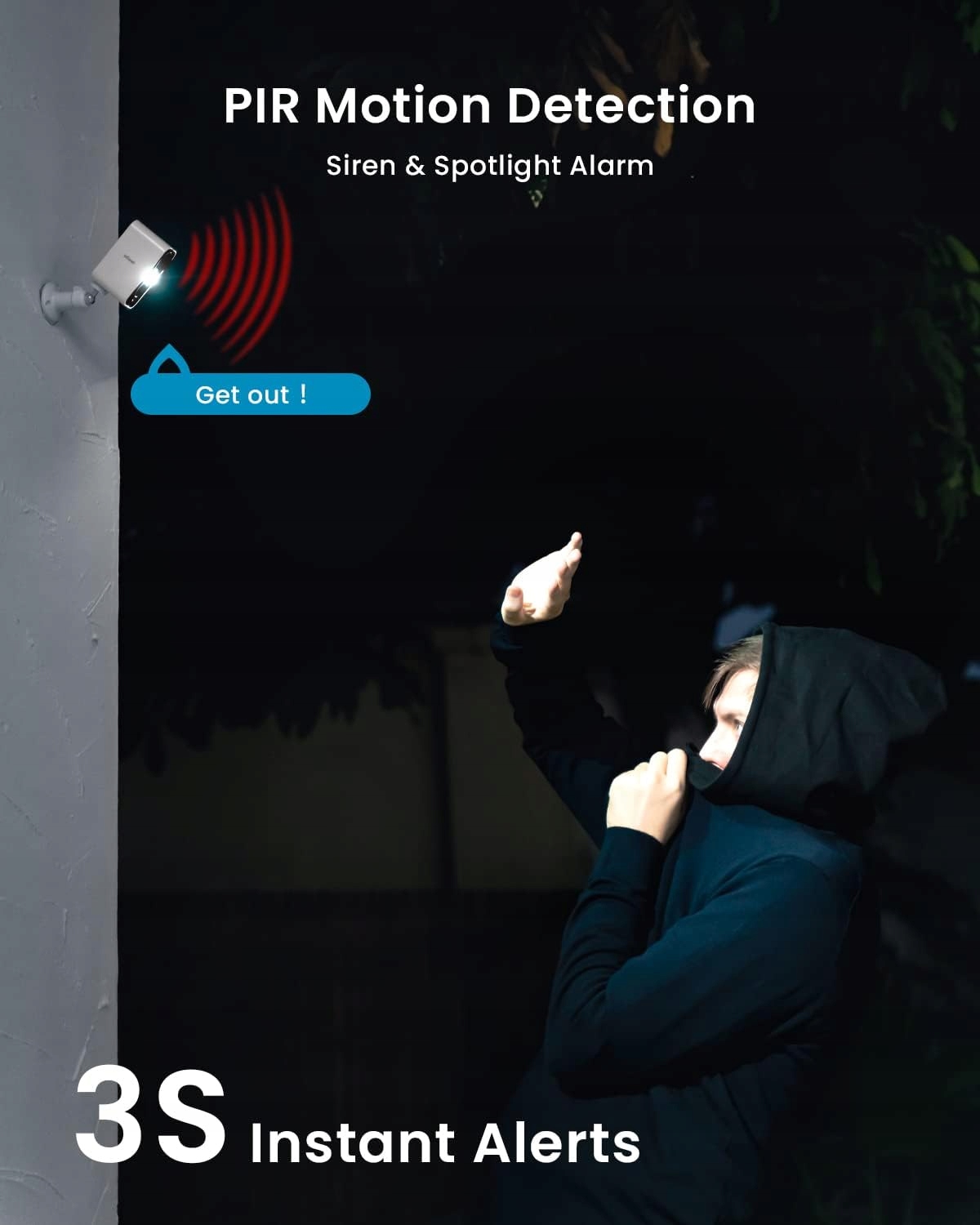 Kamera Wewnętrzna Zewnętrzna IP WiFi 4X ZOOM 5MPx 2K Detekcja Ruchu Alarm Kod producenta Kamera Wewnętrzna Zewnętrzna IP WiFi 4X ZOOM