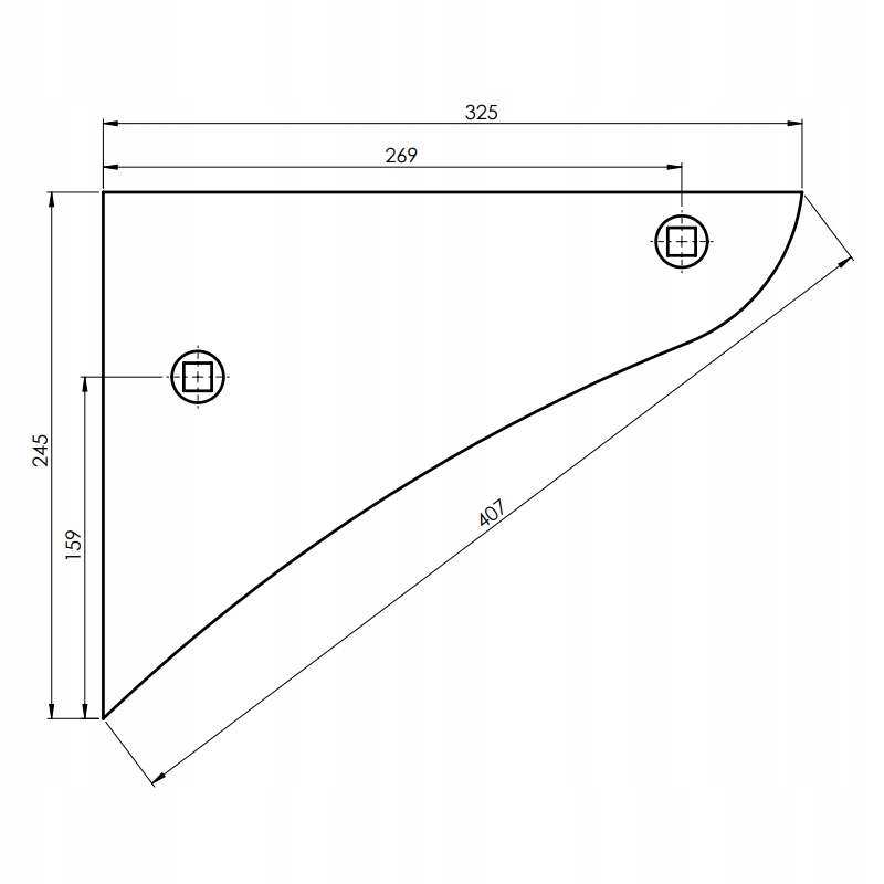 Pierś pługa 3 skibowego UNIA 1023 Agro-Wikt Marka maszyny Inna