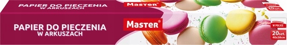 

Master papier do pieczenia w arkuszach 20 sztuk