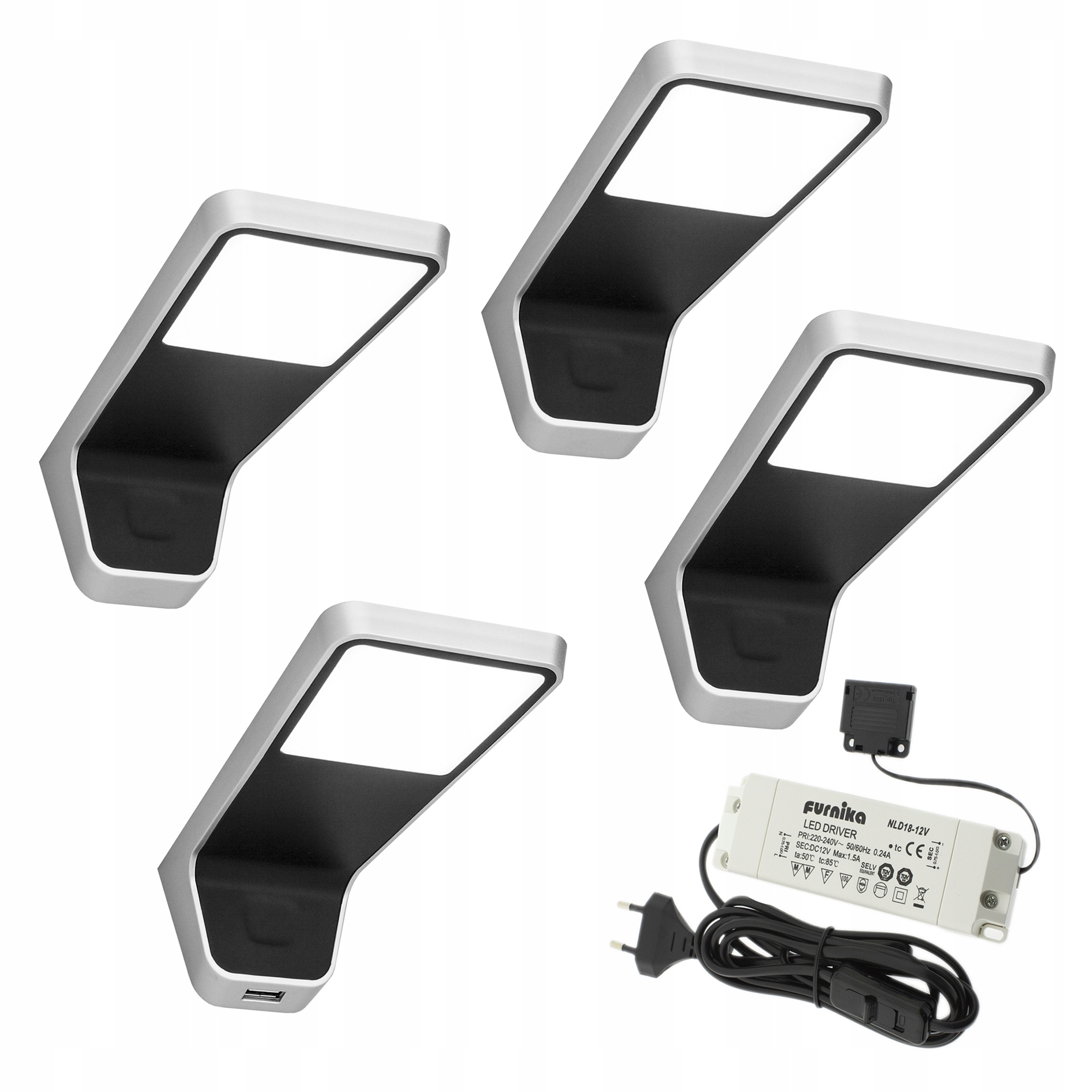 

4x Lampa Led 2W oprawa podszafkowa nad blat Lena 2