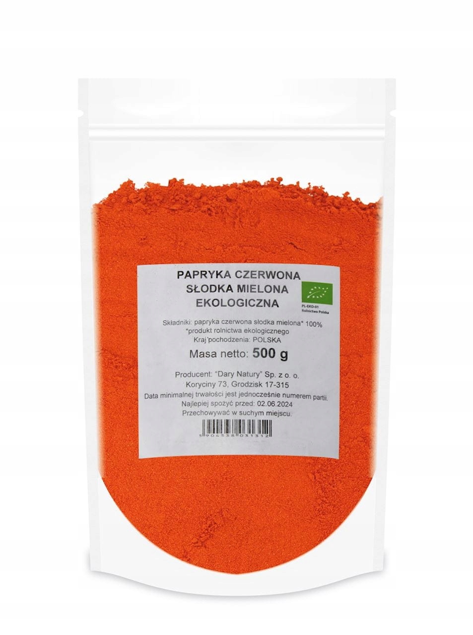 Červená Paprika Sladká Mletá Bio 500 g Horeca (dary Natury)