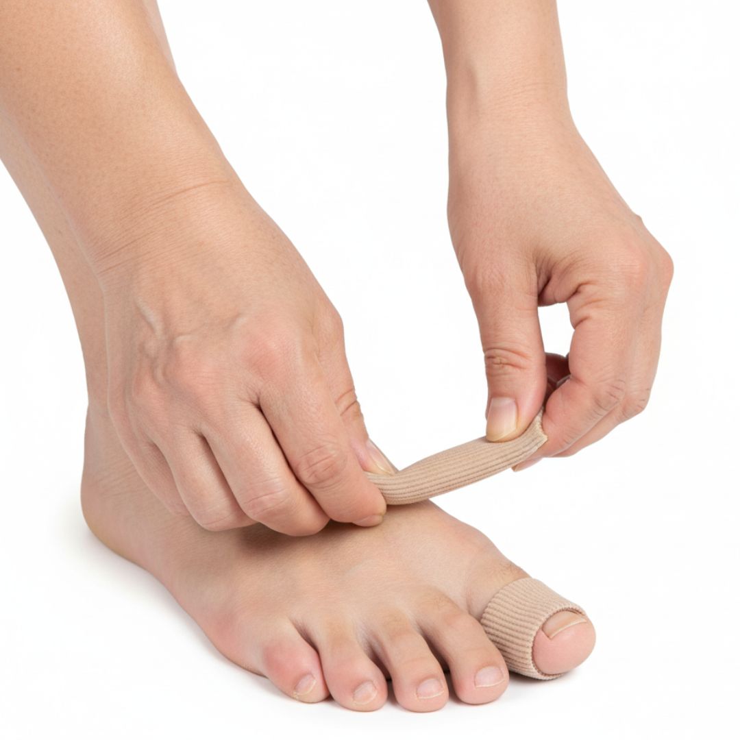 OSŁONKA NA PALCE ODCISKI OTARCIA ŻELOWA RURKA DO DOCINANIA 15 CM - PROFOOT Strona uniwersalne