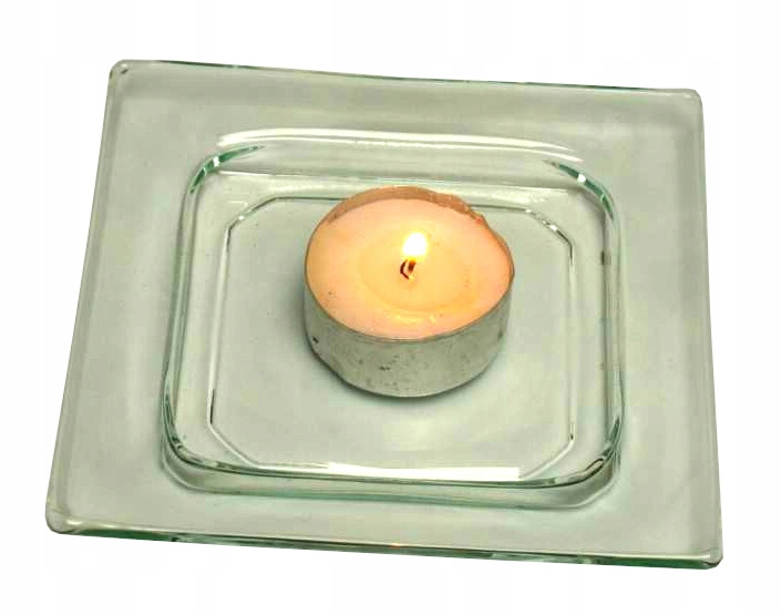 

Podstawka szklana pod świeczkę tealight znicz