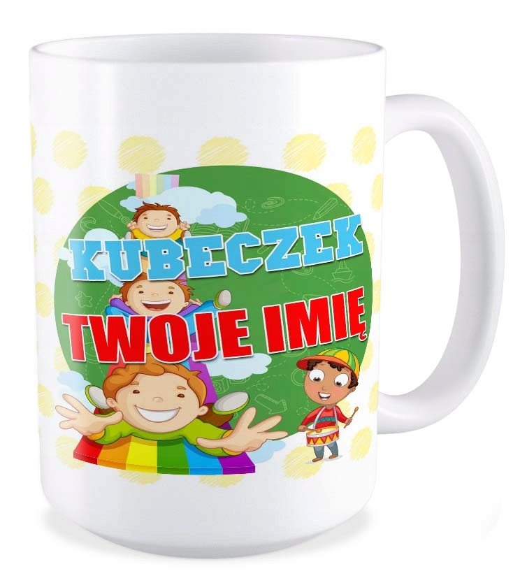 

Duży Kubek prezent dla Przedszkolaka Twoje Imię