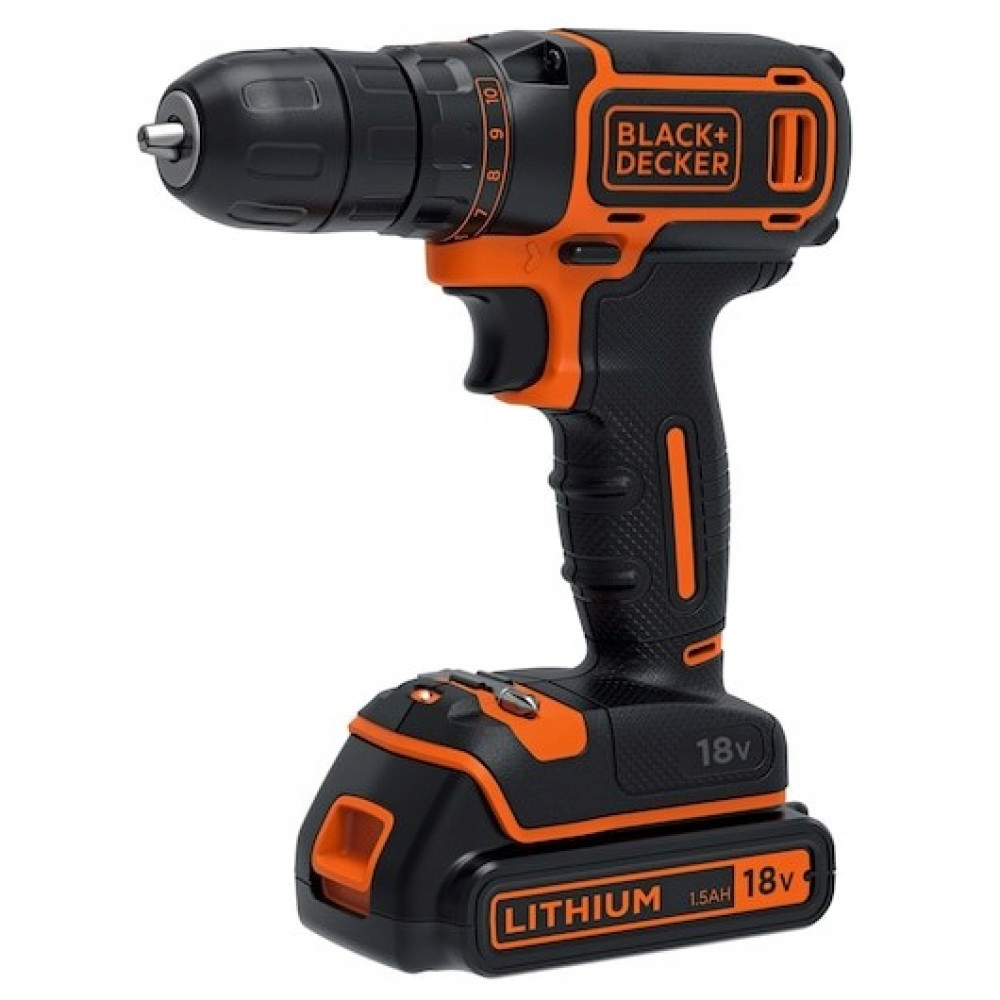 Wiertarko-wkrętarka 18V BDCDC18-QW Black Decker