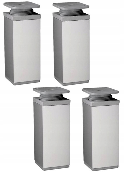 

4x Nogi Meblowe 10cm Nóżki Do Mebli Z Regulacją Al