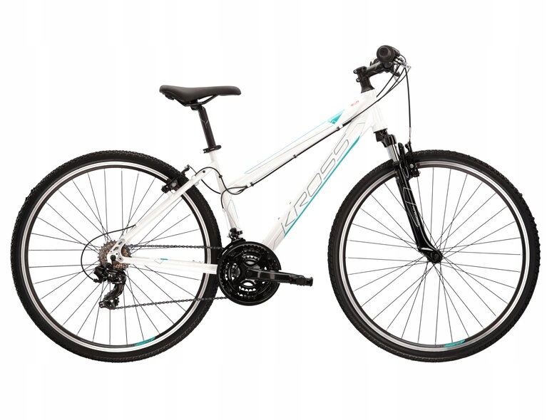 Rower Kross Evado 1.0 Lady 17"biało-turkusowy