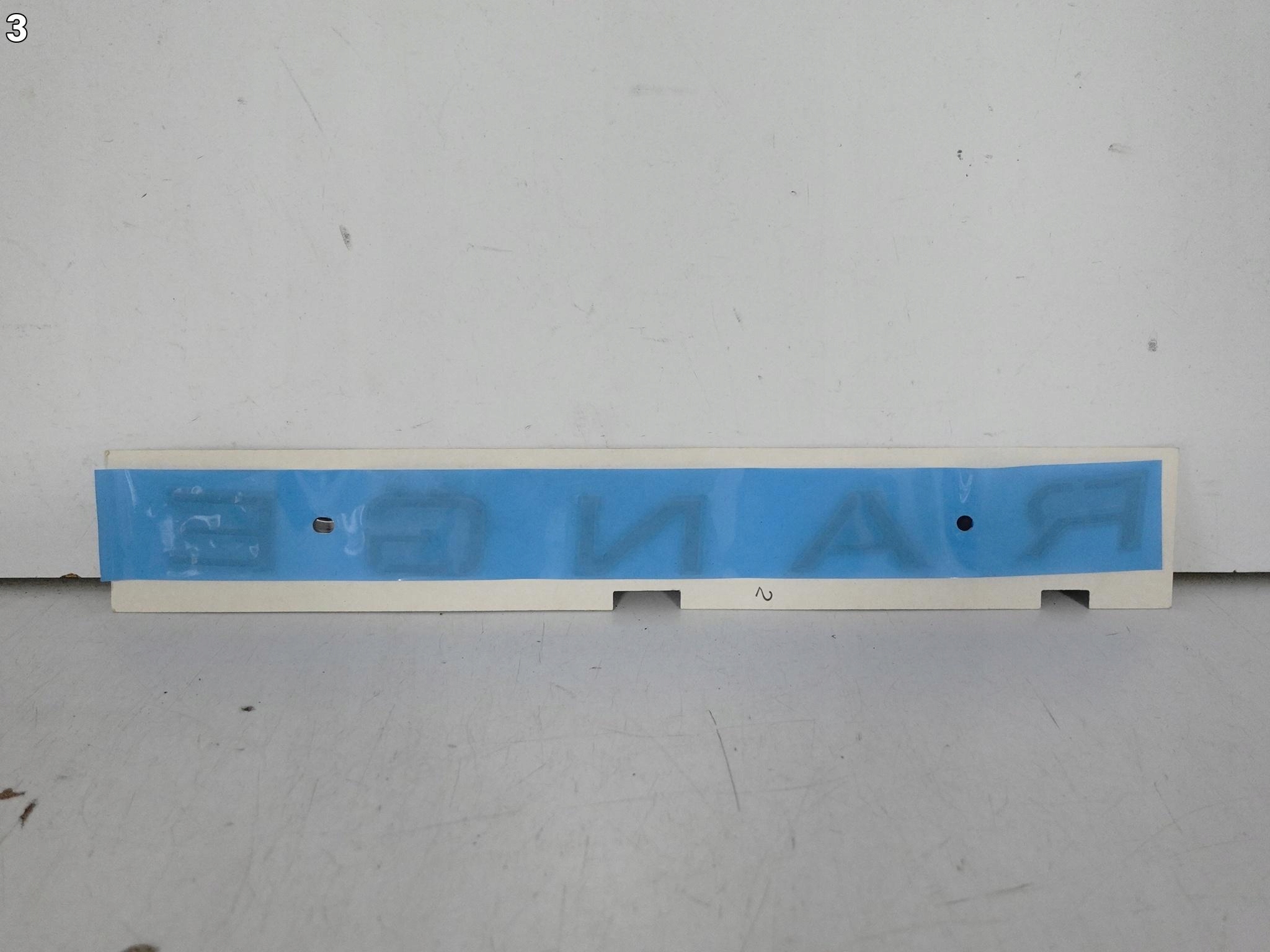 RANGE ROVER EVOQUE II L551 18- logo NAPIS EMBLEMAT bonnets new ORG SHADOW