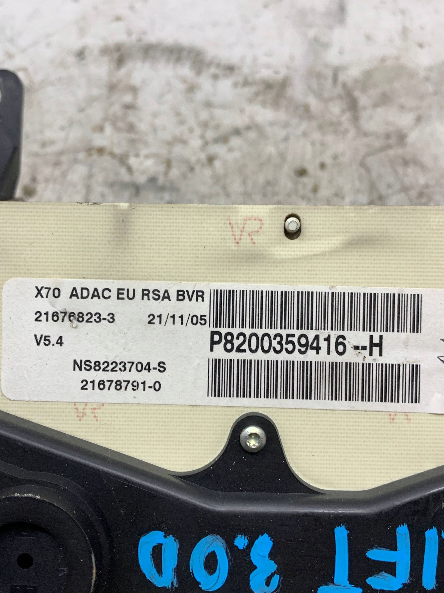dials dials 8200359416 RENAULT MASTER II (1997-2010) 3.0 DCI