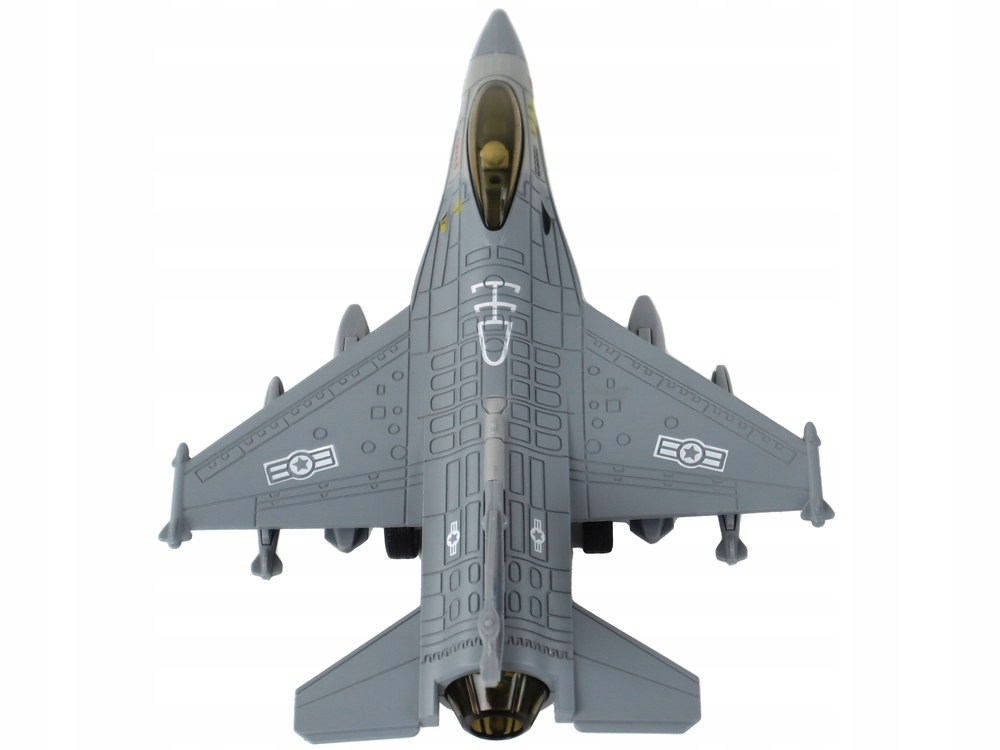 MODEL SAMOLOTU Z NAPĘDEM FRYKCYJNYM GRANATOWY LUB SIWY Materiał plastik