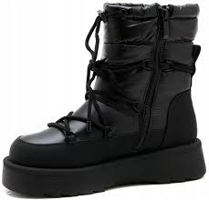 Tamaris Zimní Černé Sněhule S Platformovou Podrážkou 39 6AC