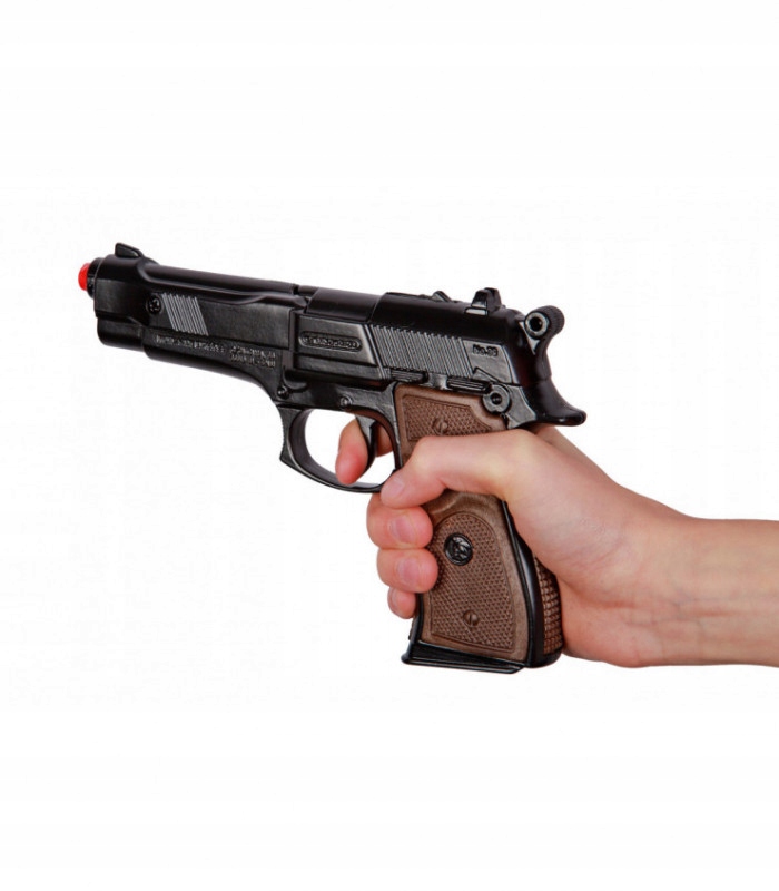 

Pistolet dla dzieci na kapiszony spłonkę Policjant