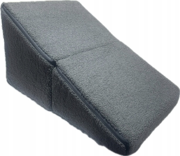 Schody podest dla psa kota 2w1 Pufa rampa Boucle Grafit Produkt Polski