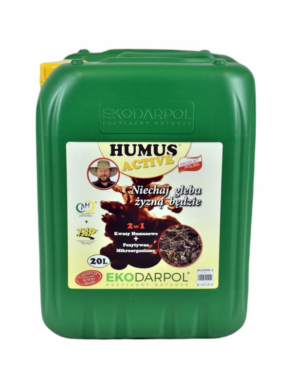 Humus Active 20L=10t Obornika mikroorganizm Nawóz ekologiczny na ściernisko
