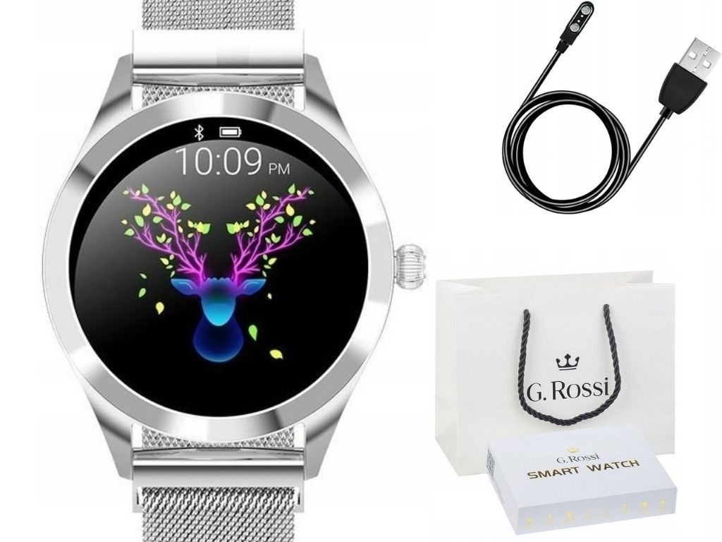 

Damski Smartwatch G.rossi Srebrny Pl Fb