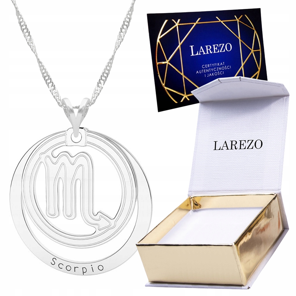 

Naszyjnik srebrny łańcuszek 925 Skorpion