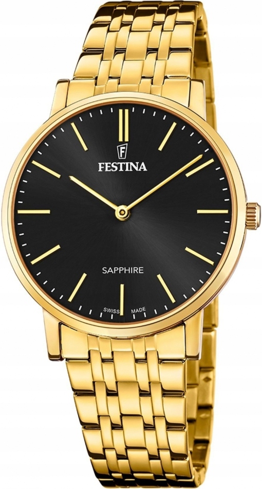 Hodinky pánské Festina 20046/5 zlaté klasické