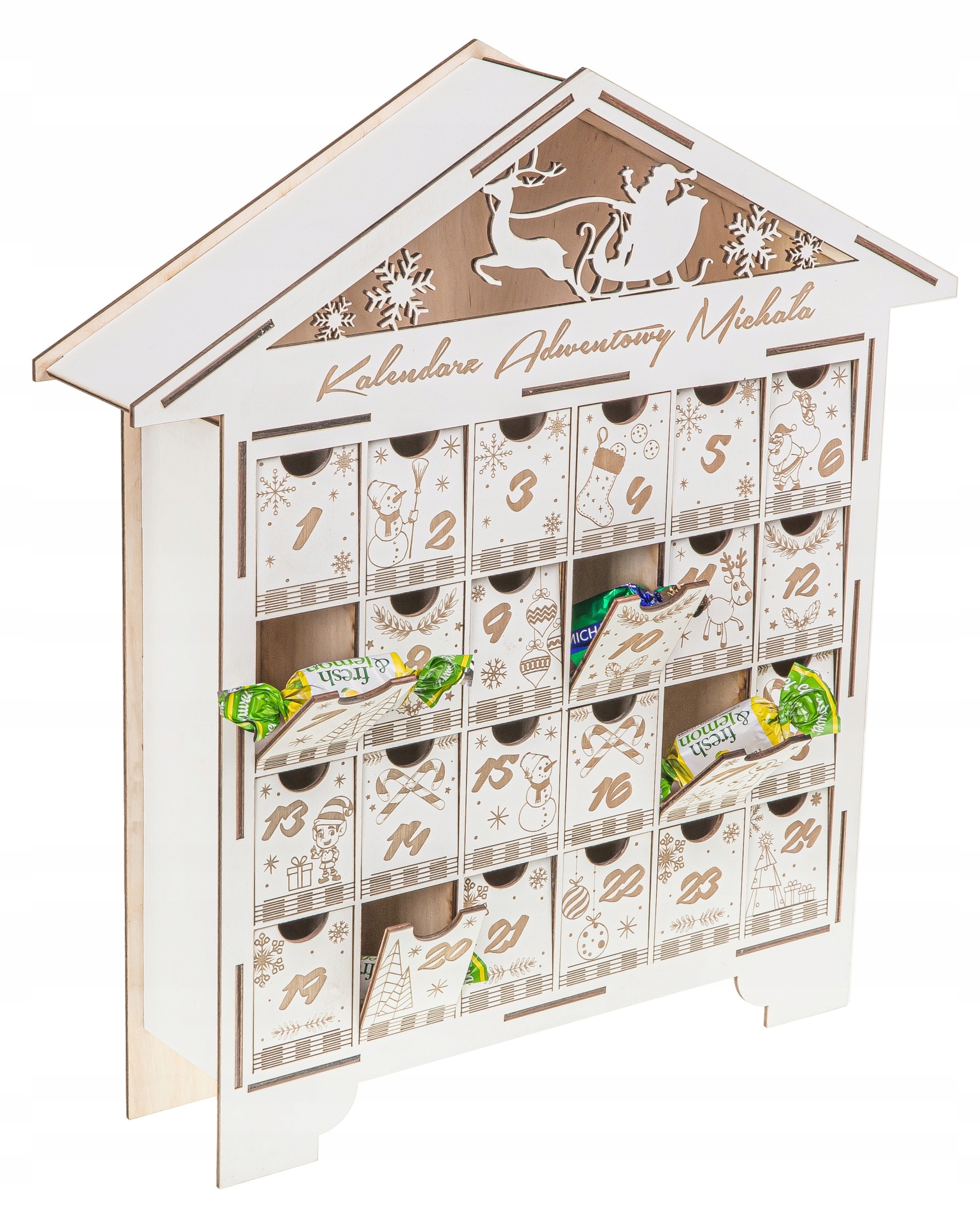 

Kalendarz Adwentowy dla dzieci Domek na Święta