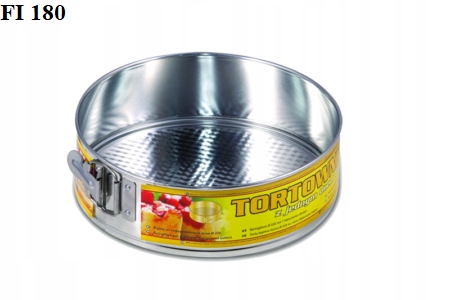 

Tortownica Snb 18cm Fi 180 18x6,8 cm metalowa