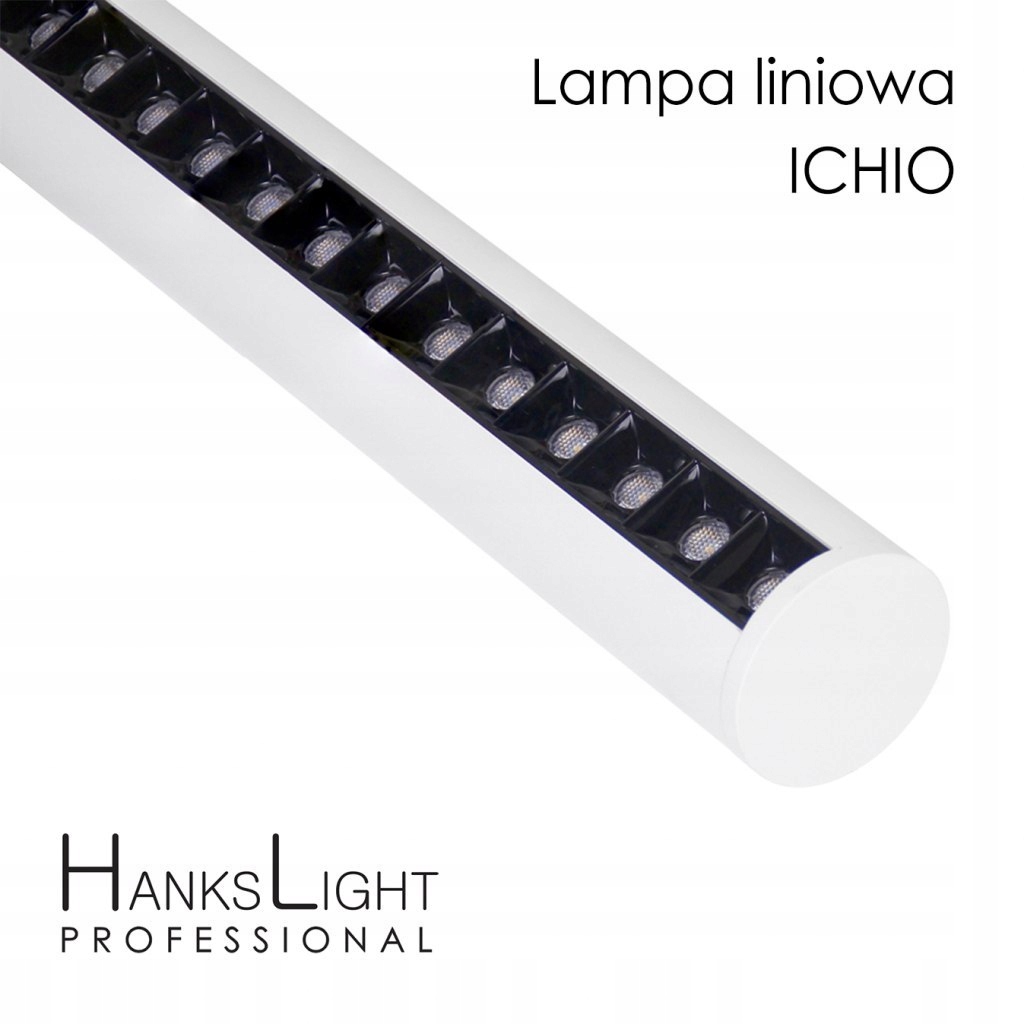 Led lampa,HanksLight,lineární,bílá, hliníková,závěsná,1264 mm,down36W, SMD,AC230V,4