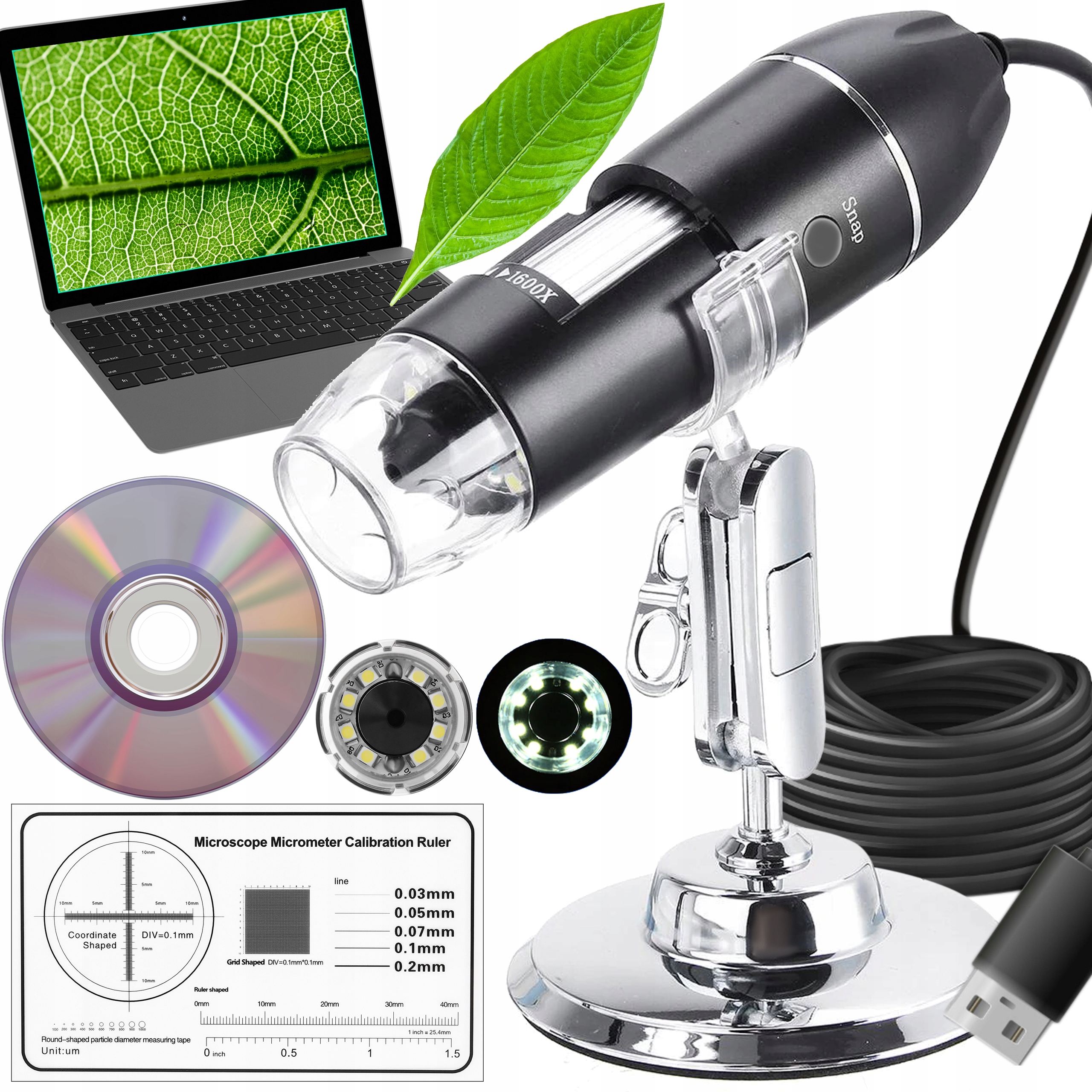 USB digital microscope 1600x 22185