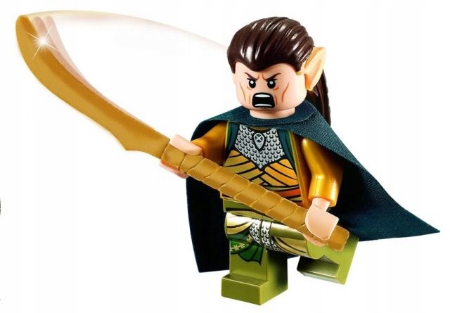 Lego samotná figurka lor033 Elrond bez pláštěnky Nový Originální
