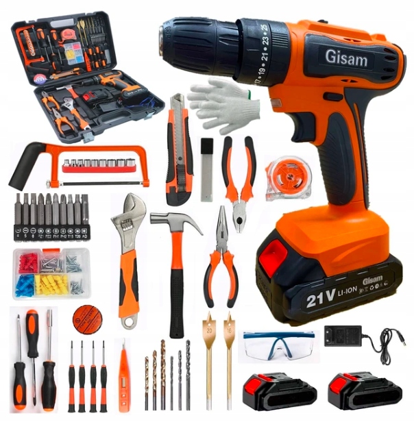 sada domácích nástrojů pro začátečníky, 90 % domácích prací, 51 dílků