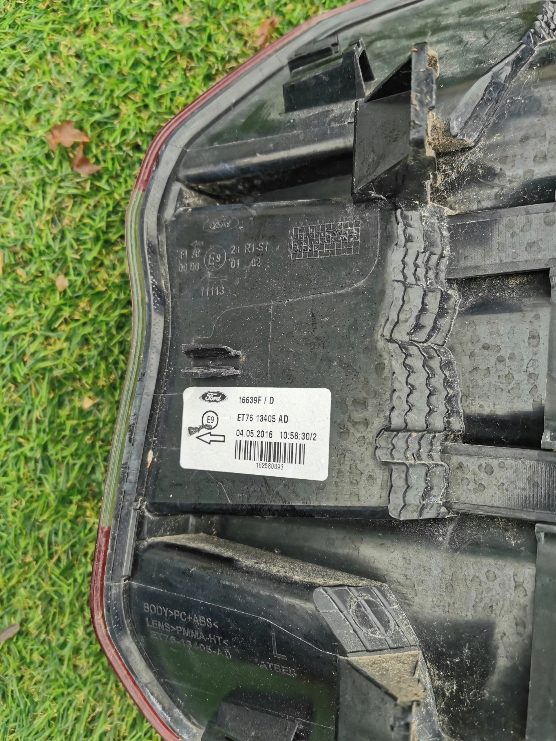 FORD TRANSIT 14-23 light rear left original 16638F/D ET76-13405-AD