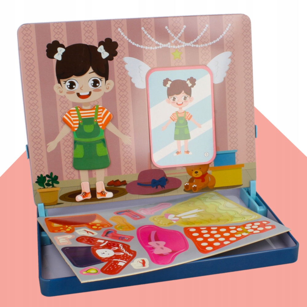 UKŁADANKA PUZZLE MAGNETYCZNE EDUKACYJNE PROJEKTOWANIE STROJÓW SALON MODY Marka Stator