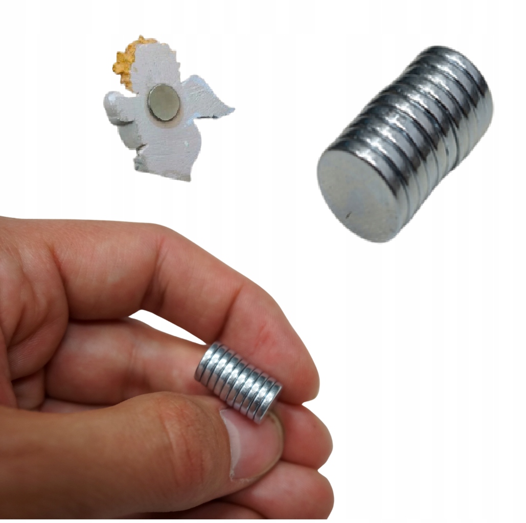 

Magnes Neodymowy Mocny Magnesy Zestaw 10SZT Walec