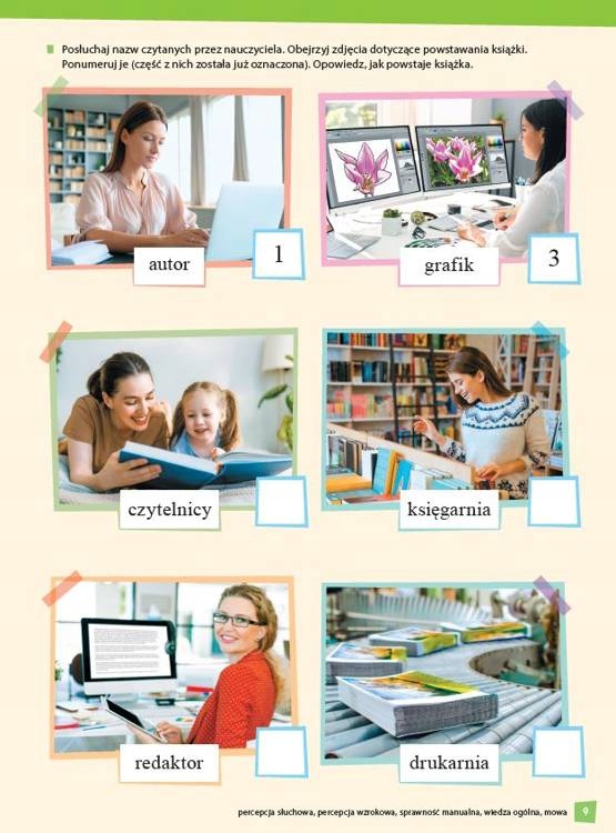 Kolorowe Karty Poziom B+ Karty Pracy cz.3 Rodzaj ćwiczenia, karty pracy