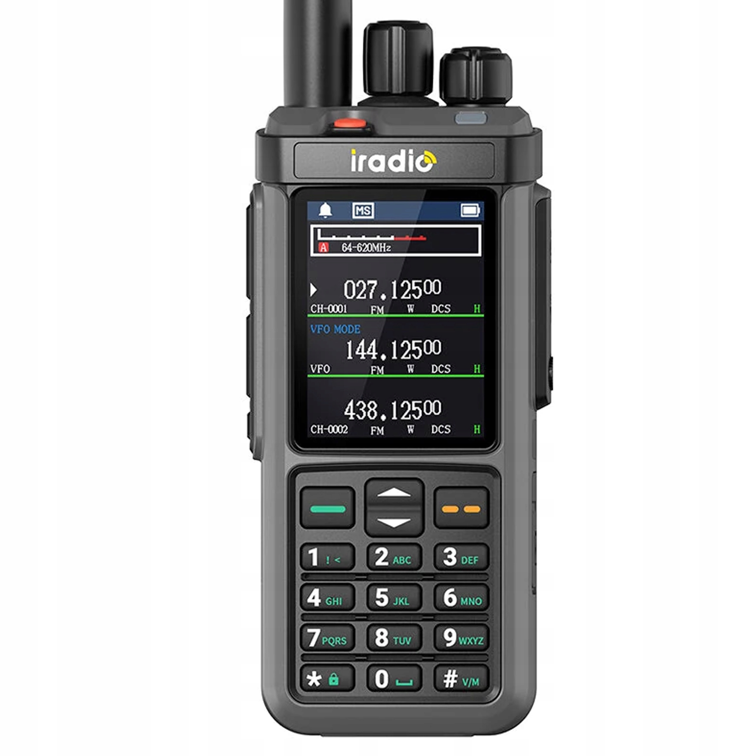 iRadio UV-98 Plus 2nd gen. Gps+aprs 18-64/136-174/400-480MHz Fm/am/usb/lsb
